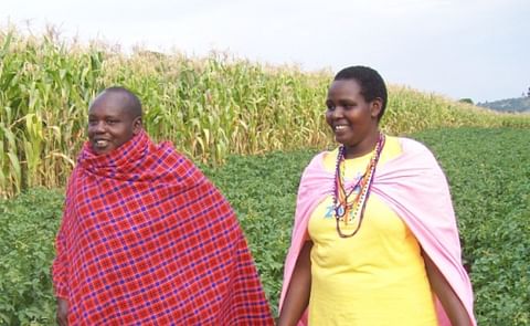 Masaï vrouw wordt aardappelpionier Masaï vrouw wordt aardappelpionier