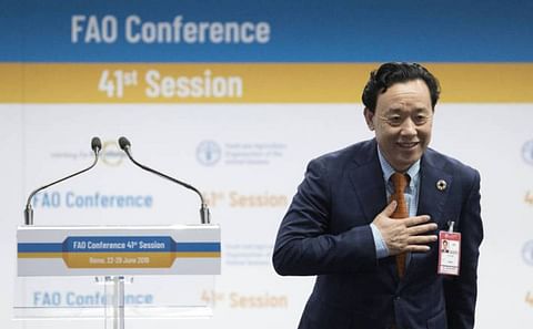 Board Trustee of the International Potato Center, Qu Dongyu, received a total of 108 votes out of 191 cast, constituting a majority in the first round; (Courtesy: Food and Agriculture Organization of the United Nations) Board Trustee of the International Potato Center, Qu Dongyu, received a total of 108 votes out of 191 cast, constituting a majority in the first round; (Courtesy: Food and Agriculture Organization of the United Nations)