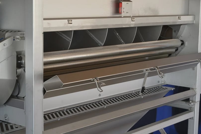 Classic-1000 hybrid peeling module delivering precise, uniform surface renewal for high-performance root vegetable processing.