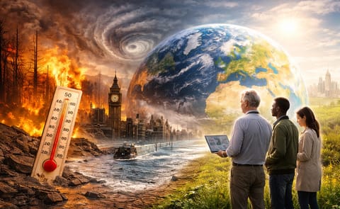 Extreme heat, wildfires, flooding and intensifying storms highlight the growing climate risks scientists say require an urgent, globally coordinated assessment to guide policy and prevent catastrophic outcomes. Extreme heat, wildfires, flooding and intensifying storms highlight the growing climate risks scientists say require an urgent, globally coordinated assessment to guide policy and prevent catastrophic outcomes.