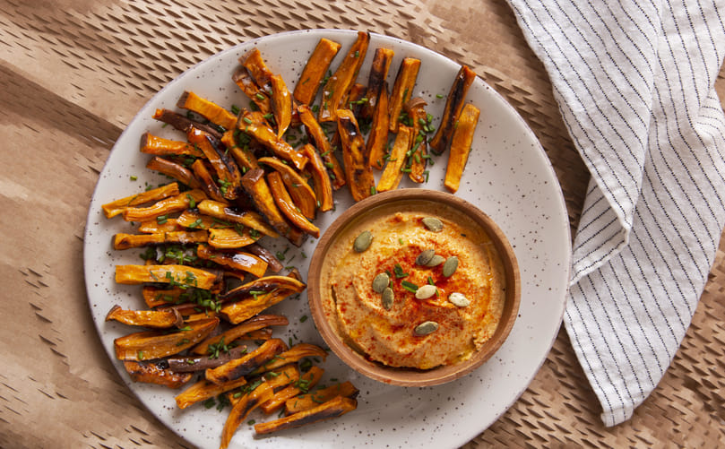 Golden Perfection: Sweet Potato Fries in Every Bite