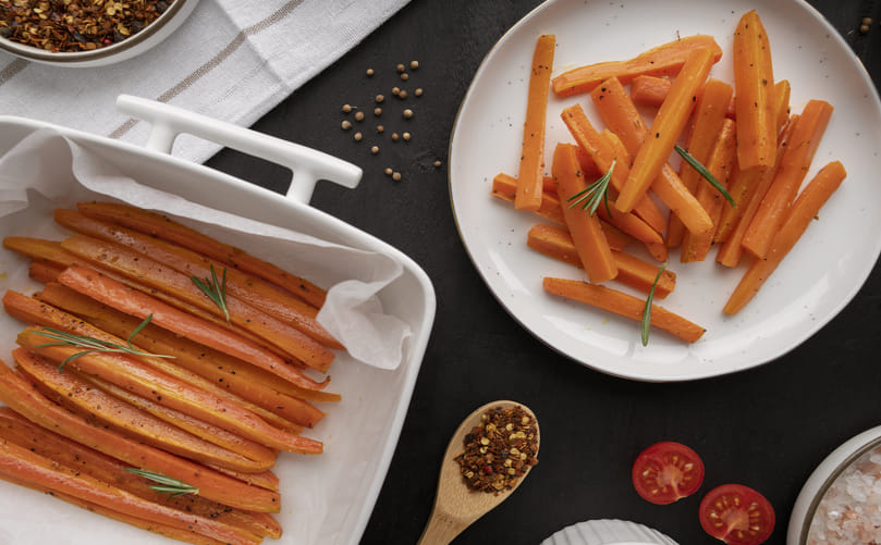 Quality-Graded Sweet Potato Fries Before Frying