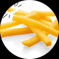 Coated fries 9x9