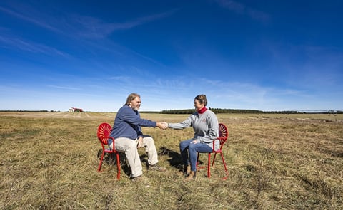 From research to the fields, it's a partnership built on trust and innovation." – Andy Diercks, Potato Farmer at Coloma Farms and Amanda Gevens, UW–Madison Plant Pathology Specialist From research to the fields, it's a partnership built on trust and innovation." – Andy Diercks, Potato Farmer at Coloma Farms and Amanda Gevens, UW–Madison Plant Pathology Specialist