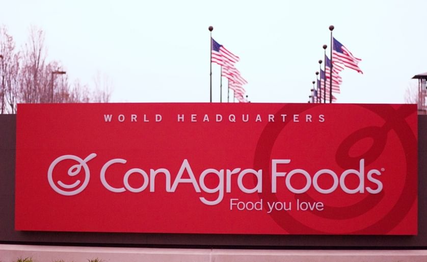 Conagra Foods sign in Omaha.