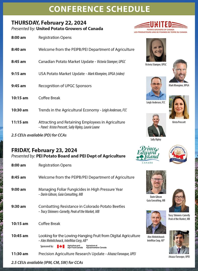 The International Potato Technology Expo Schedule