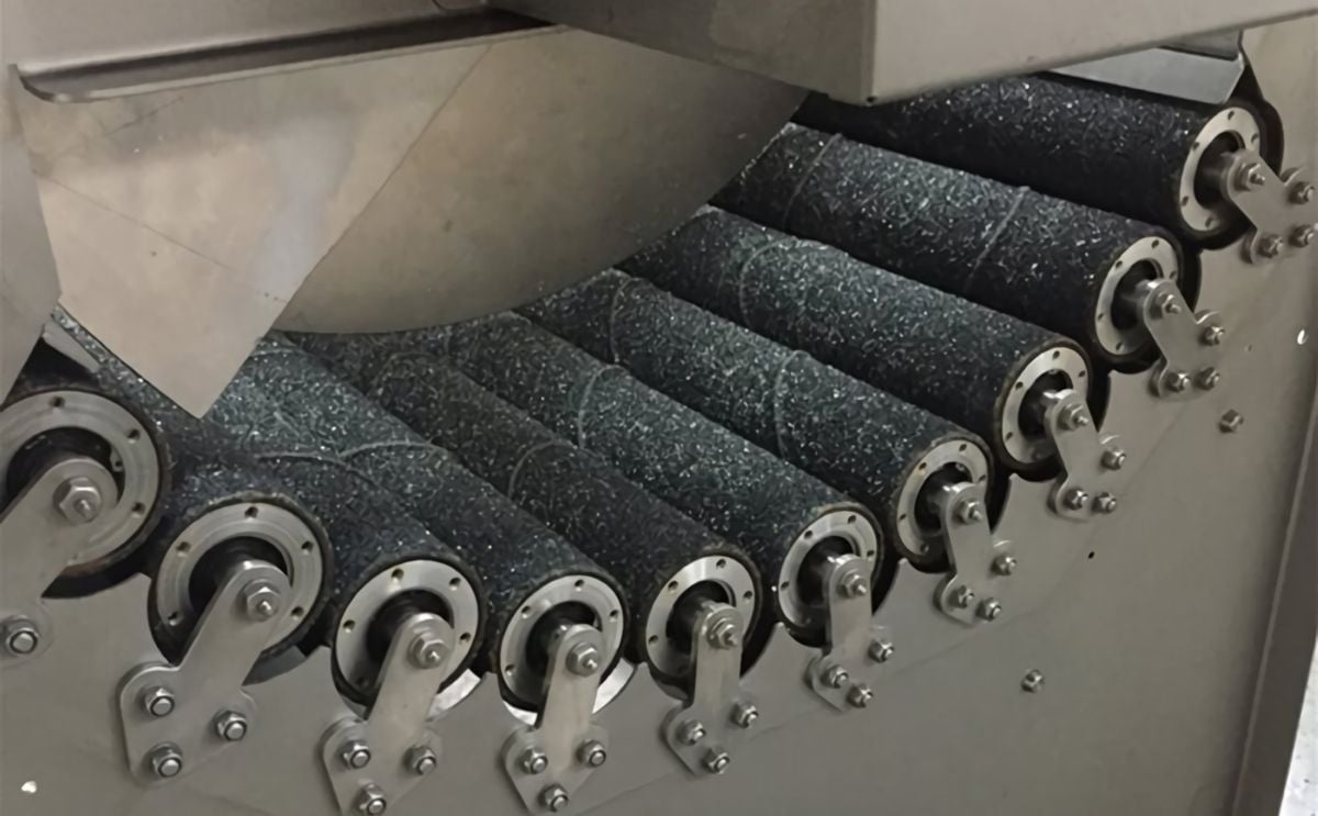 Flo-Mech Continuous Peeler's Rollers