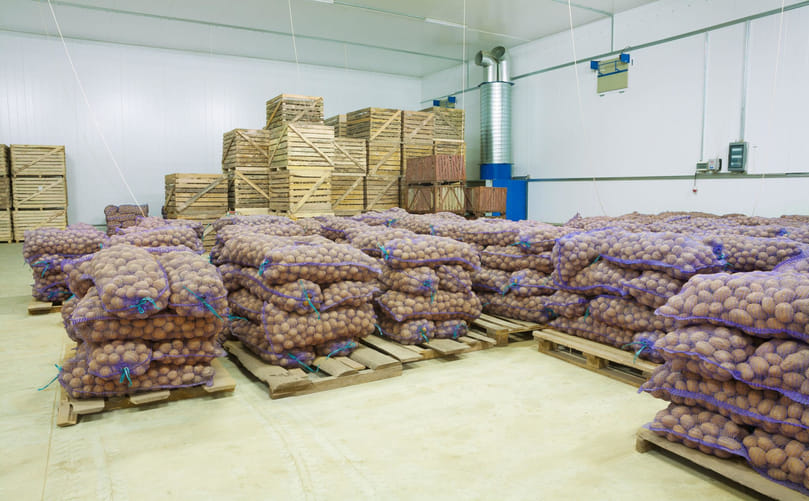 Smart Climate-Controlled Potato Storage Infrastructure