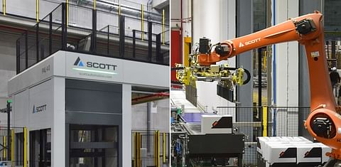 Innovative Palletizing Efficiency: Scott's Hybrid Solution Unveiled