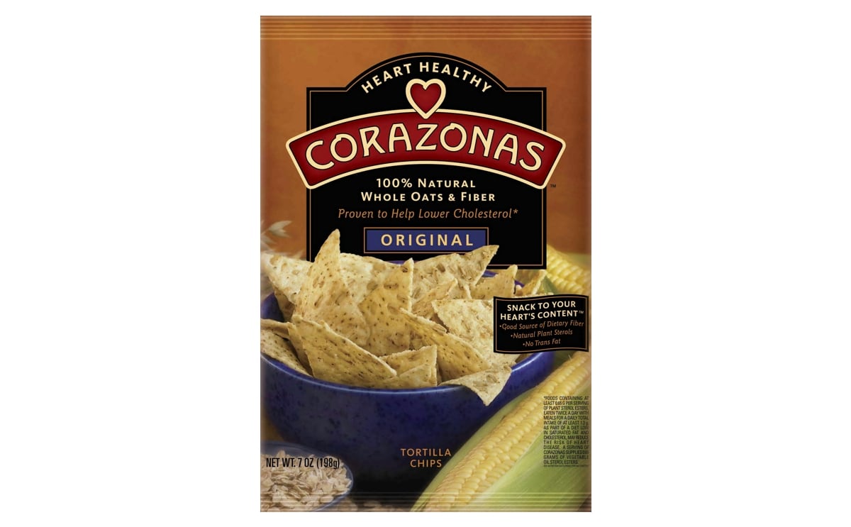 Corazonas existing line of heart healthy tortilla chips Corazonas existing line of heart healthy tortilla chips
