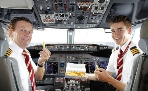 Dutch airline Corendon serves French fries in flight Dutch airline Corendon serves French fries in flight