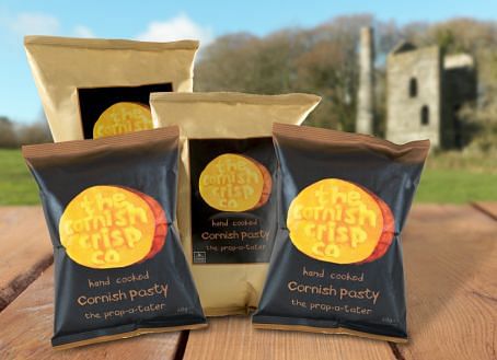 The new pasty flavour crisp for Cornish Mining World Heritage Site by The Cornish Crisp Company