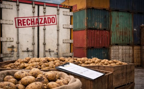 Costa Rica rechaza 40 contenedores de papa importada por riesgos fitosanitarios y de salud, y refuerza controles para proteger la producción nacional. Costa Rica rechaza 40 contenedores de papa importada por riesgos fitosanitarios y de salud, y refuerza controles para proteger la producción nacional.