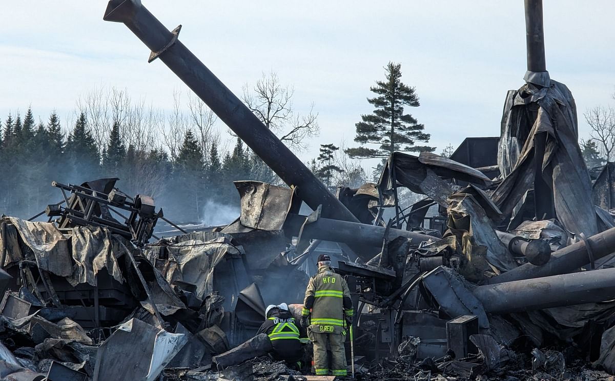 What is left of the Covered Bridge Potato Chips factory (fryer area)