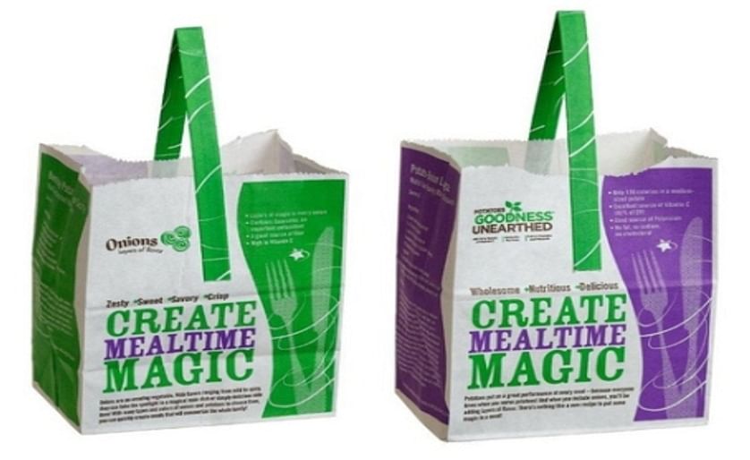Potato & Onion promotion on “Create Mealtime Magic” tote bags