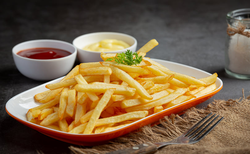 Crispy, Convenient, Low-Fat French Fries Crispy, Convenient, Low-Fat French Fries