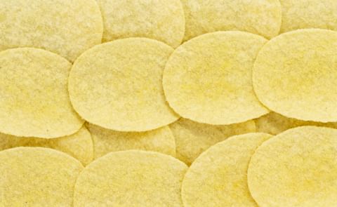 Crispy potato chips snack Crispy potato chips snack