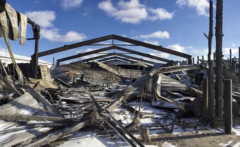 Fire Destroys Potato Storage buildings of Norman Crooks Farms Fire Destroys Potato Storage buildings of Norman Crooks Farms