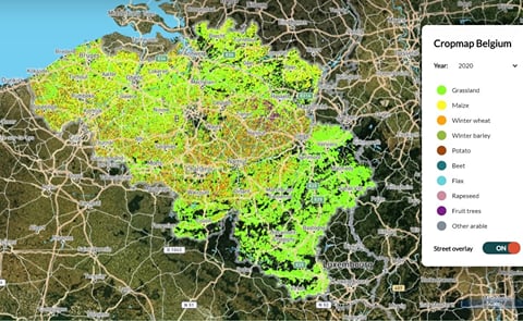 An overview of the Belgian agricultural landscape.
An overview of the Belgian agricultural landscape.