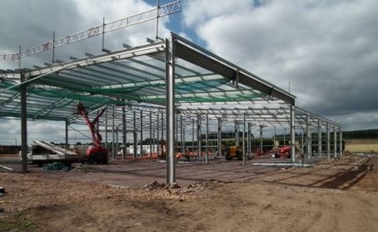 Building a potato storage: final building framework