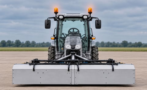 Croptimal's new tractor-mounted Croptiscan 3000 uses cameras above each row to detect PVY and leafroll in seed potato crops before symptoms are visible to the naked eye. Croptimal's new tractor-mounted Croptiscan 3000 uses cameras above each row to detect PVY and leafroll in seed potato crops before symptoms are visible to the naked eye.