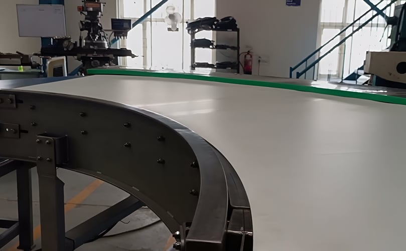 Curve conveyor from Kanchan Metals
Curve conveyor from Kanchan Metals