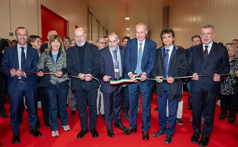Officially inaugurating of Pizzoli's new potato processing plant in San Pietro