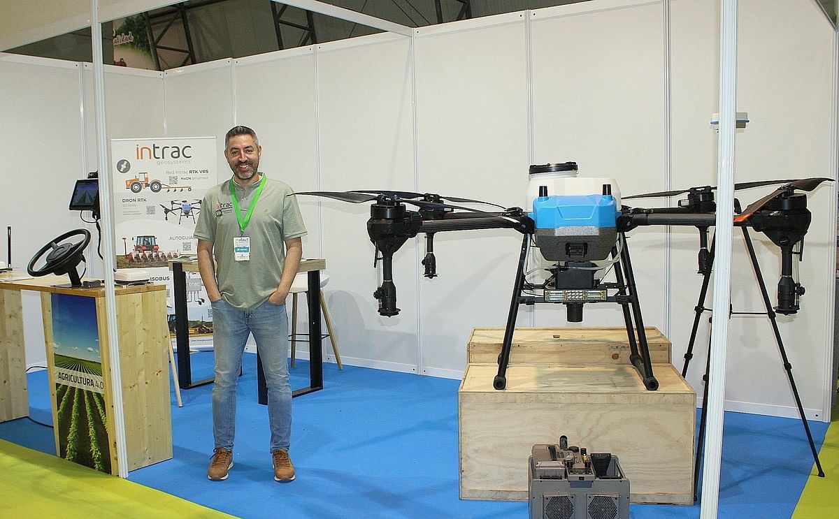 Daniel, at the Intrac stand at Infoagro 2025 Daniel, at the Intrac stand at Infoagro 2025