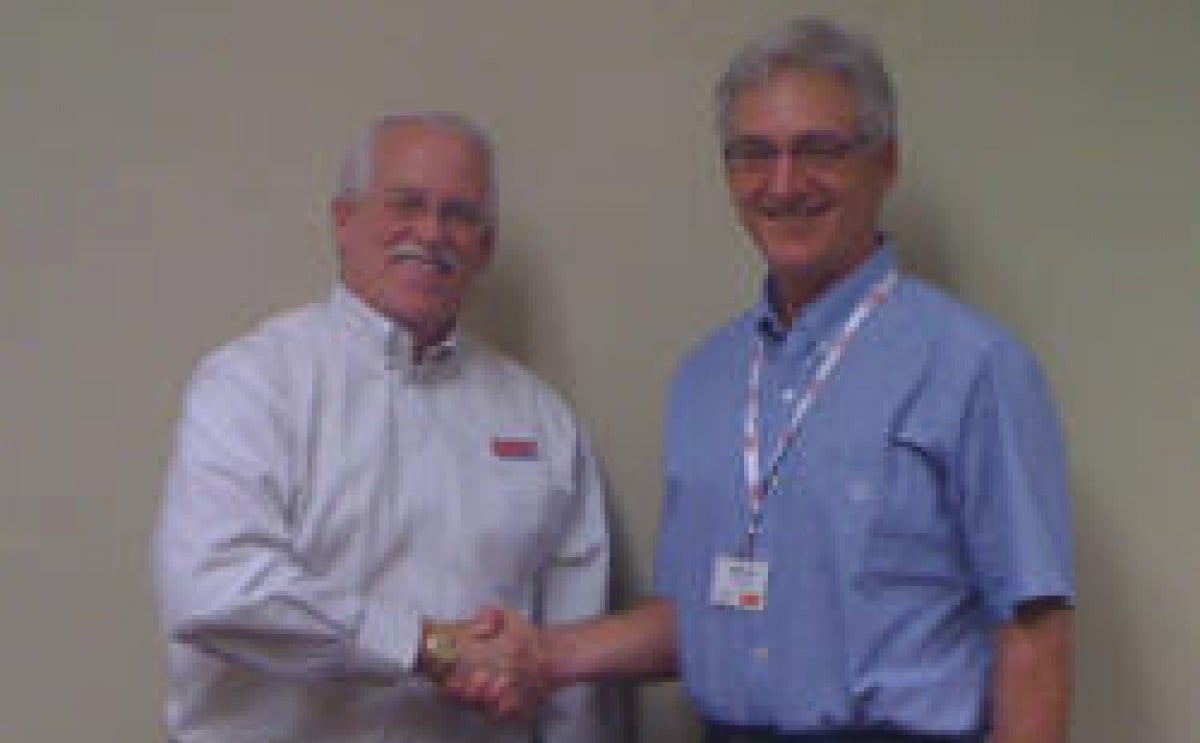 David Camp (Key Technology) and John Meisner (ABCO Industries) David Camp (Key Technology) and John Meisner (ABCO Industries)