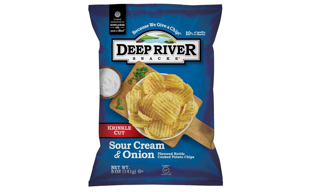 Deep River Snacks Sour Cream and Onion Kettle Chips Deep River Snacks Sour Cream and Onion Kettle Chips