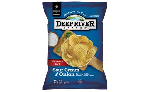 Deep River Snacks Adds Sour Cream & Onion “Krinkle Cut” Potato Chips to its Successful Line of Snacks Deep River Snacks Adds Sour Cream & Onion “Krinkle Cut” Potato Chips to its Successful Line of Snacks