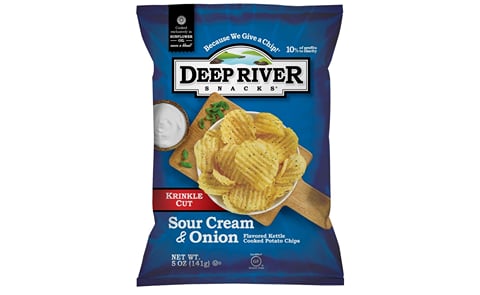 Deep River Snacks Adds Sour Cream & Onion “Krinkle Cut” Potato Chips to its Successful Line of Snacks Deep River Snacks Adds Sour Cream & Onion “Krinkle Cut” Potato Chips to its Successful Line of Snacks