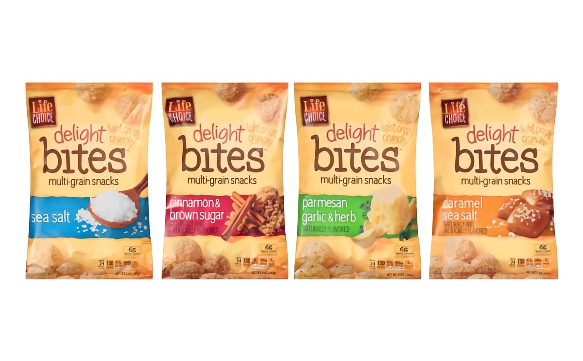 Life Choice Introduces Delight Bites Multi-Grain Snacks