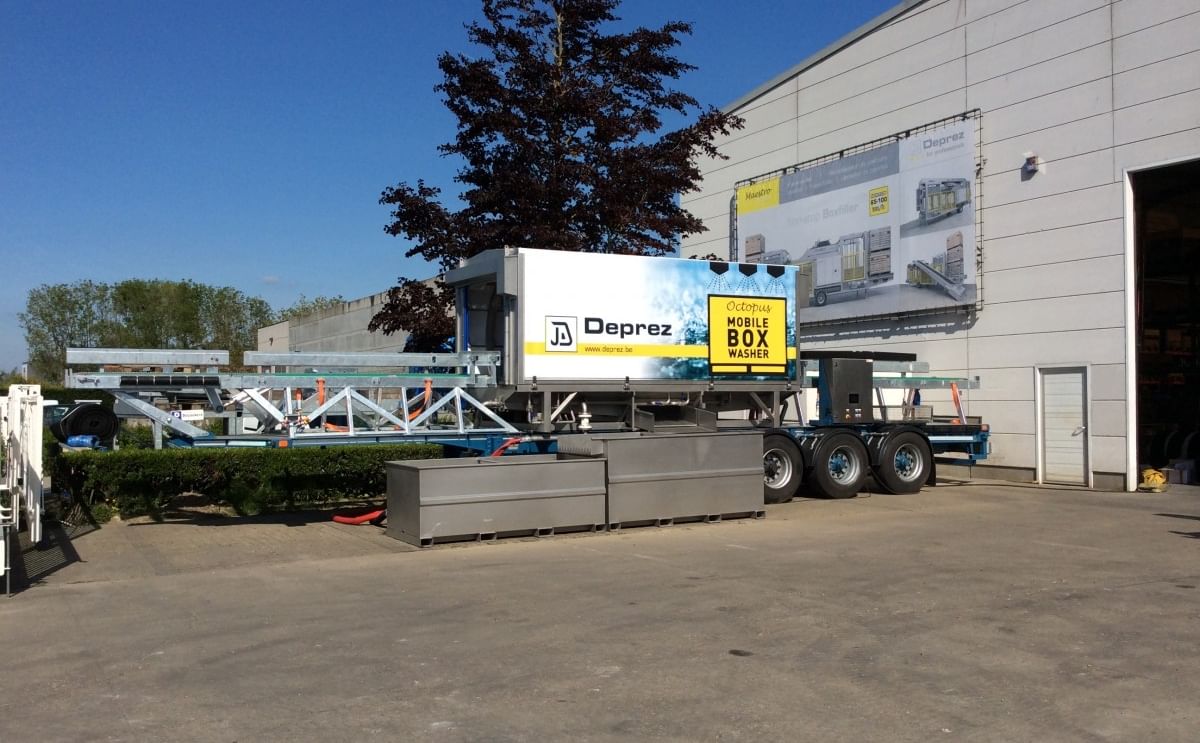 Deprez shows box handling solutions at the Interpom | Primeurs 2012