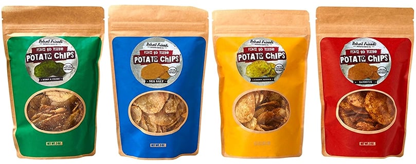 Some of the potato chips produced by Detroit Friends Potato Chips