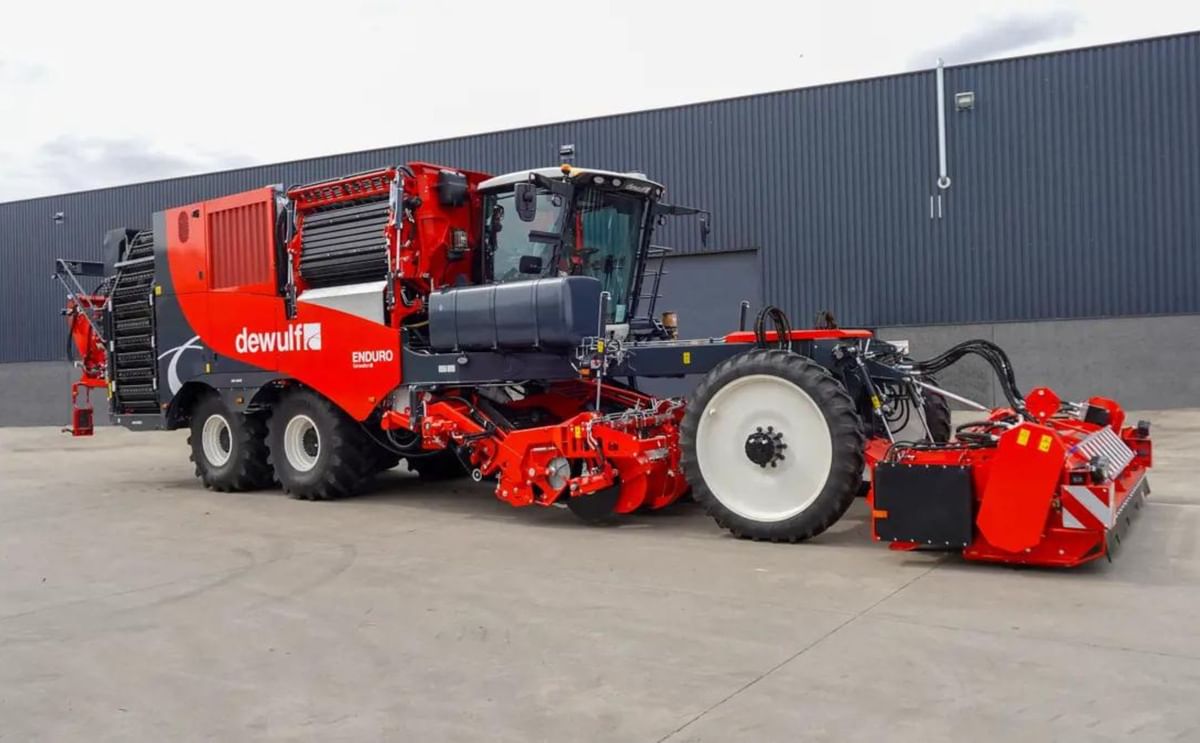 Dewulf Enduro, second-generation 4-row sieving harvester Dewulf Enduro, second-generation 4-row sieving harvester