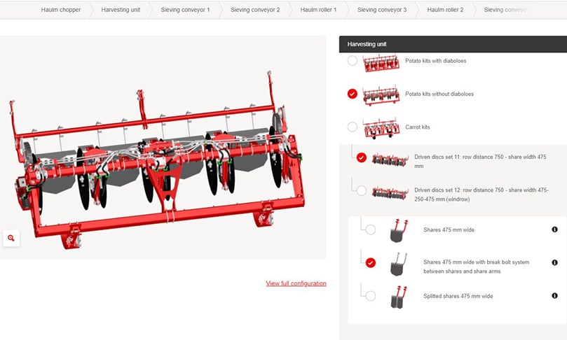 Dewulf launches state-of-the-art online configurator for its potato harvesters Dewulf launches state-of-the-art configurator