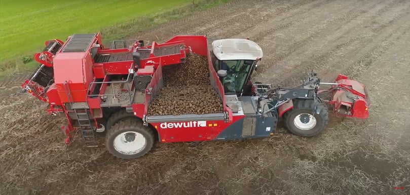 Dewulf RA3060 - additional haulm roller Dewulf RA3060 - additional haulm roller