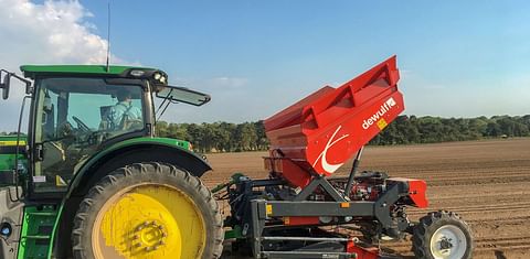 Dewulf unveils very first mounted 3-row belt potato planter at SIMA 2019