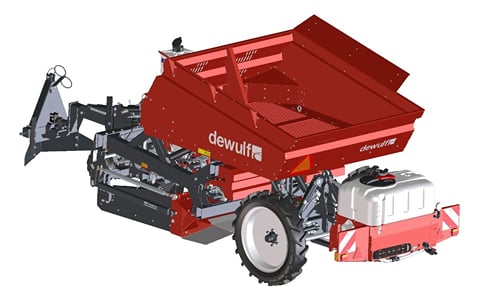 Rendering of the Structural 30, a brand new potato planter that will be revealed by Dewulf for the first time at Agritechnica 2017 Rendering of the Structural 30, a brand new potato planter that will be revealed by Dewulf for the first time at Agritechnica 2017