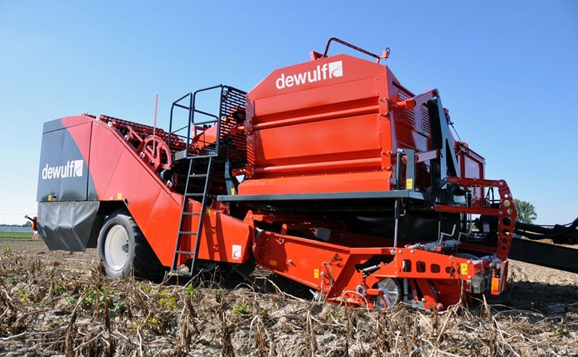 Dewulf Torro harvester sideview