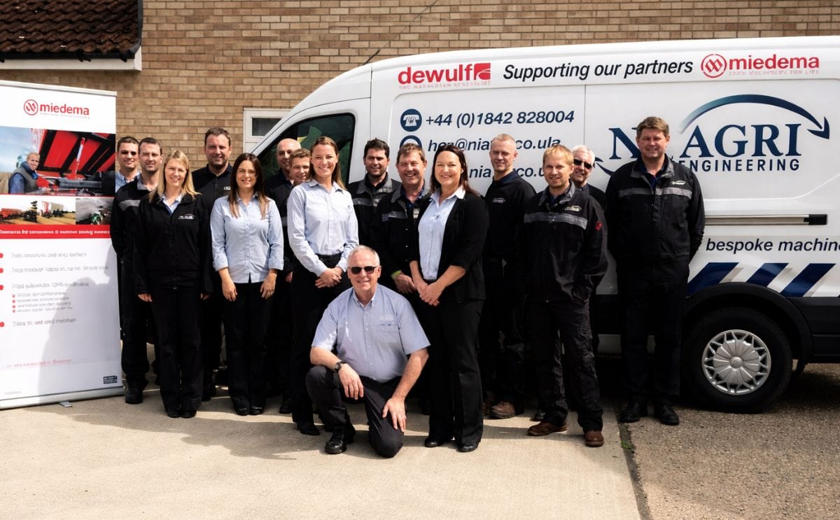Niagri Engineering is appointed as the new full service dealer of the Dewulf~Miedema range for England.