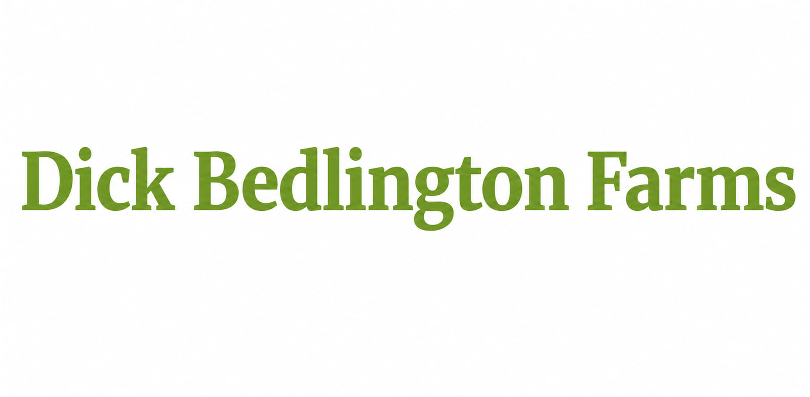 Dick Bedlington Farms