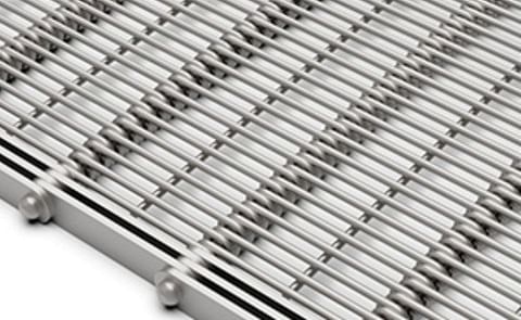 DK Transportbaand - Multi Eye Link Metal Conveyor Belt DK Transportbaand - Multi Eye Link Metal Conveyor Belt