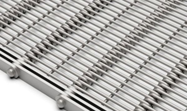 DK Transportbaand Multi Eye Link Metal Conveyor Belt DK Transportbaand Multi Eye Link Metal Conveyor Belt