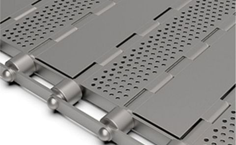 DK Transportbaand - Plate Link Metal Conveyor Belt DK Transportbaand - Plate Link Metal Conveyor Belt