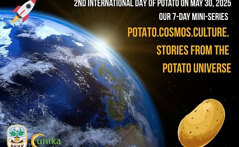 Join DKHV and UNIKA for a seven-day mini-series, “Potato.Cosmos.Culture – Stories from the Potato Universe,” exploring the potato's role in culture, innovation, and sustainability across the world and beyond. Join DKHV and UNIKA for a seven-day mini-series, “Potato.Cosmos.Culture – Stories from the Potato Universe,” exploring the potato's role in culture, innovation, and sustainability across the world and beyond.