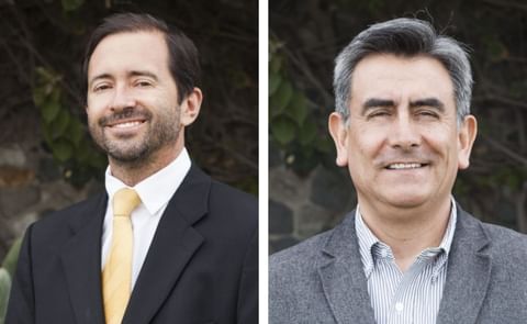 An interview with the editors of the book, Dr. Hugo Campos (left), Director of Research and Oscar Ortiz (right), CIP’s Deputy Director General of Research and Development at the International Potato Center. An interview with the editors of the book, Dr. Hugo Campos (left), Director of Research and Oscar Ortiz (right), CIP’s Deputy Director General of Research and Development at the International Potato Center.