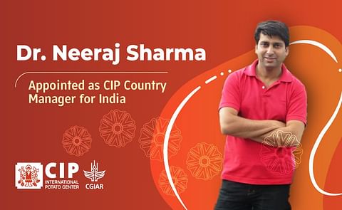 Dr. Neeraj Sharma Appointed as CIP Country Manager for India Dr. Neeraj Sharma Appointed as CIP Country Manager for India