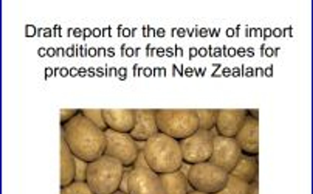 draft report import potatoes (Australia) draft report import potatoes (Australia)